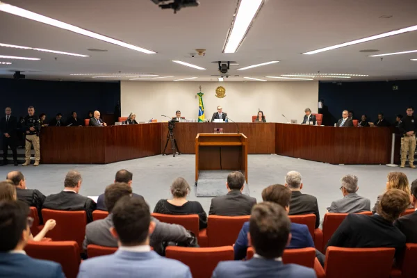 Plenário - Segundo dia do julgamento do ex-presidente Jair Bolsonaro (PL) e de mais sete aliados, na Primeira Turma do Supremo Tribunal Federal (STF) - Metrópoles