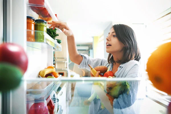 Mulher alimentação