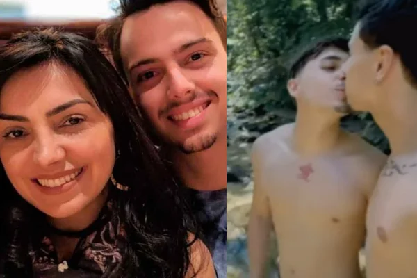 Filho da cantora gospel Eyshila publica beijo com namorado
