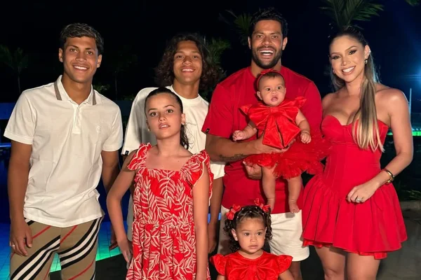 Saiba quais filhos de Hulk marcaram presença no casamento do jogador