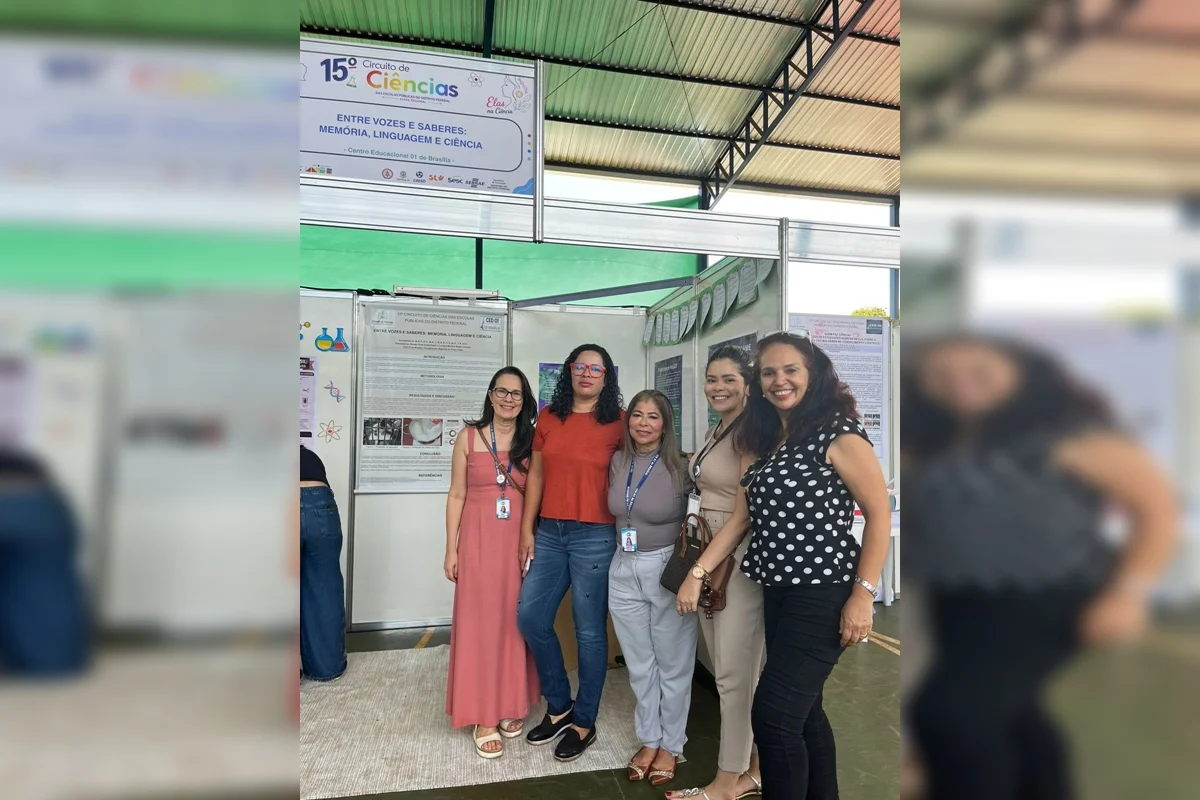 As pesquisas desenvolvidas por eles foram apresentadas no evento pelos professores do Centro Educacional 01 de Brasília (CED 01) As pesquisas desenvolvidas por eles foram apresentadas no evento pelos professores do Centro Educacional 01 de Brasília (CED 01)
