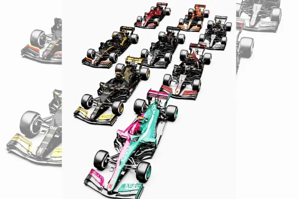 Netflix apresenta carros de F1 inspirados em séries da plataforma