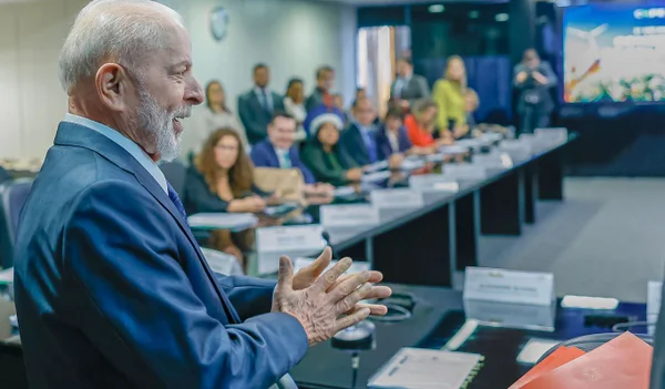 Presidente Lula de perfil