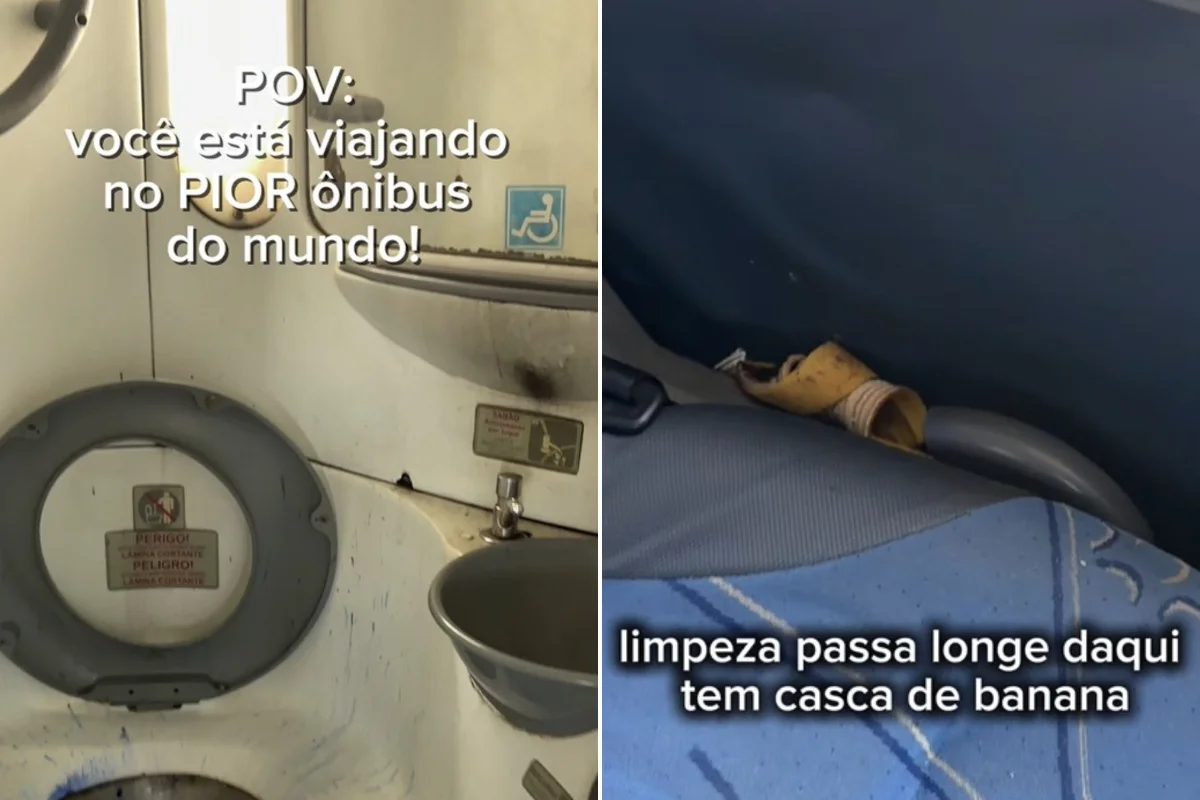 Passageira chama ônibus de “pior do mundo” após viagem de MG a SP