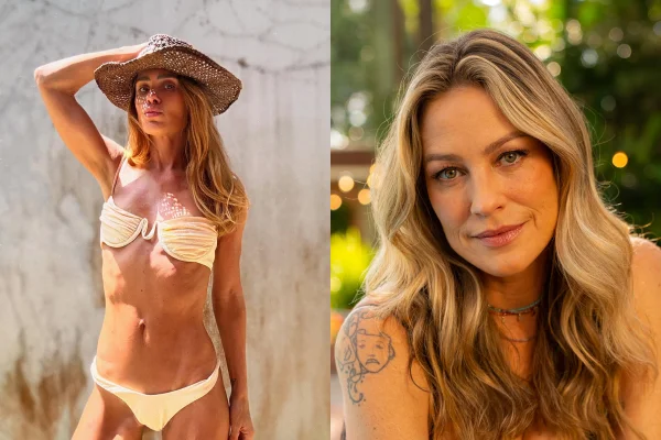 Montagem colorida de Carolina Dieckmann e Luana Piovani - Metrópoles