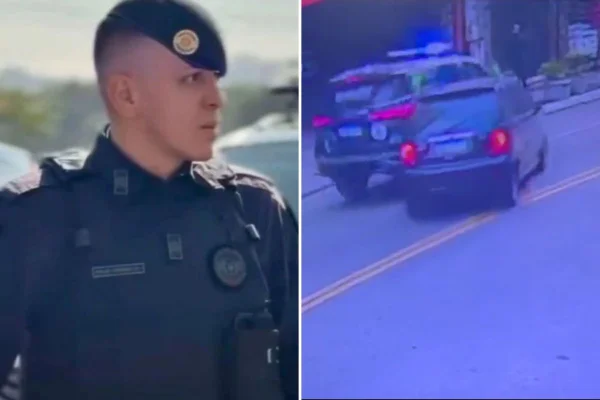 Foto colorida do GCM Fábio Pereira de Oliveira, morto após ser atingido com disparo acidental feito por colega de viatura, no Centro de São Paulo.
