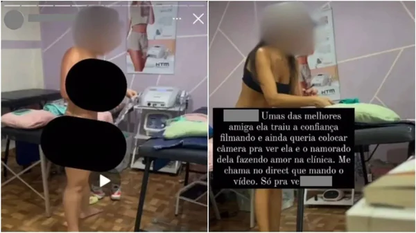 Mulheres gravadas nuas supostamente por dona de clínica