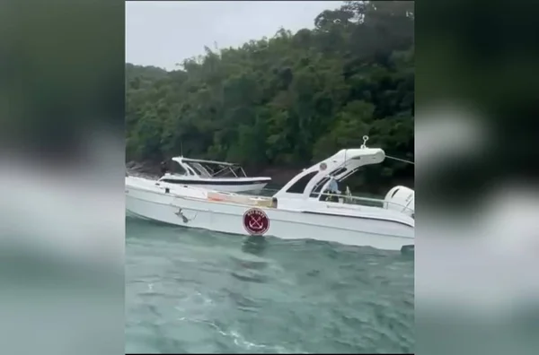 imagem colorida acidente lanchas angra dos reis