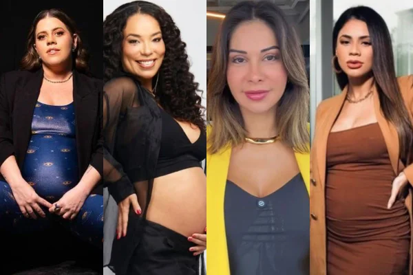 Montagem colorida de Tati Machado, Micheli Machado, Maíra Cardi e Lexa - Metrópoles