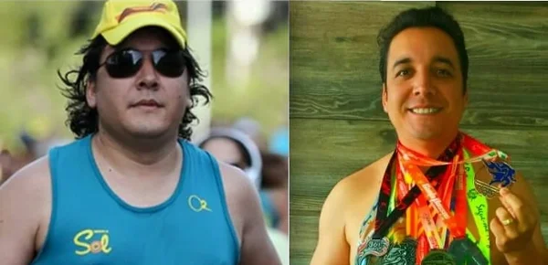 O professor Samuel Fernandes realiza sonho de correr São Silvestre depois de perder 25 quilos