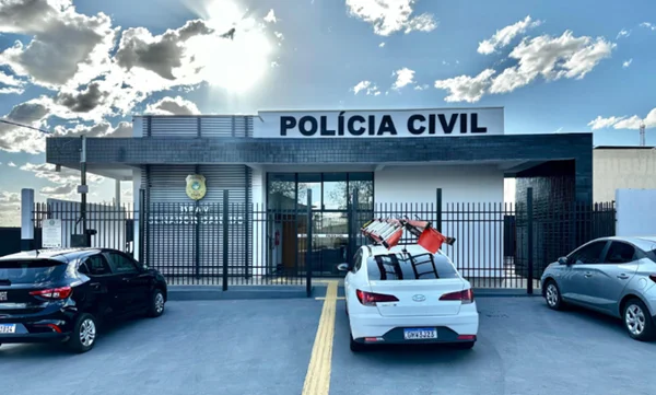 Fachada da Delegacia (DP) de Senador Canedo - Metrópoles