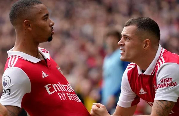 Parceiro de Gabriel Jesus no Arsenal ameaça: “Eu vou esmagá-lo”