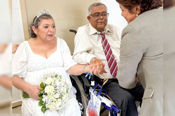 Paciente com câncer morre sete dias após se casar em hospital do DF