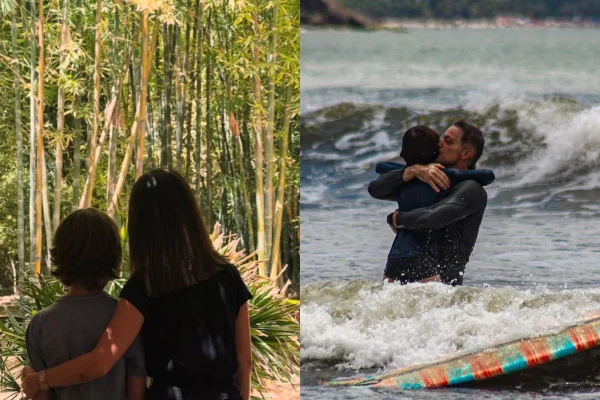 Montagem colorida de Sandy e Lucas Lima - Metrópoles