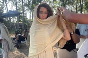 A atriz Letícia Laranja A atriz Letícia Laranja