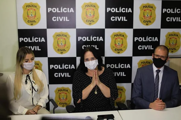 Damares na 12ª DP, Taguatinga, caso do pedófilo que fez 60 vítimas