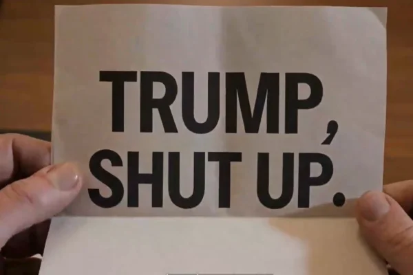 Propaganda de guerra do Irã zoando Trump com vídeo de IA