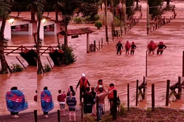 Tromba d’água deixa mais de 100 pessoas desalojadas em Minas
