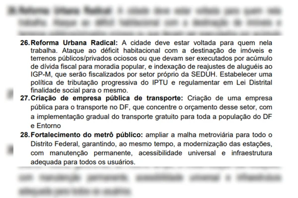 Novas estações e linhas: veja propostas dos candidatos ao GDF para o Metrô - destaque galeria