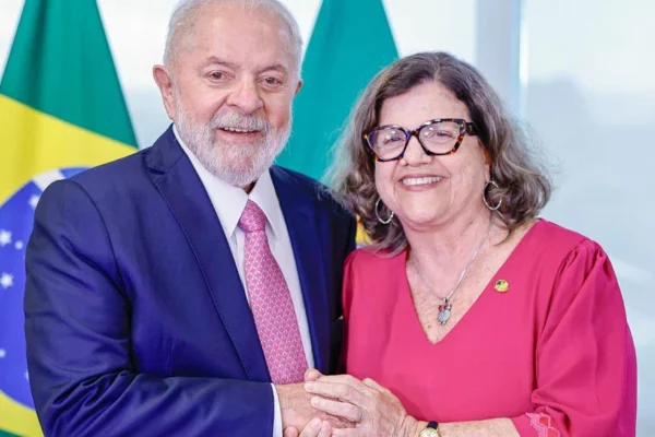 Lula e Teresa Leitão