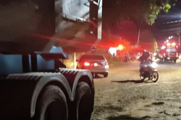 Imagem colorida, rua do acidente em Centro Oeste, bairro em Campo Grande- Metrópoles