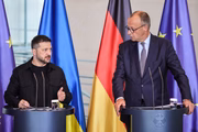 Zelensky diz ter apoio de Trump e acusa Putin de blefar sobre paz