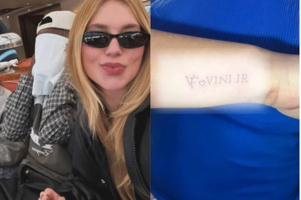 Foto Virginia e Vini Jr., foto tatuagem do nome de Virginia e Vini Jr.