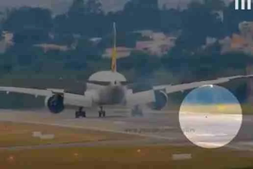 sp ave colide contra avião