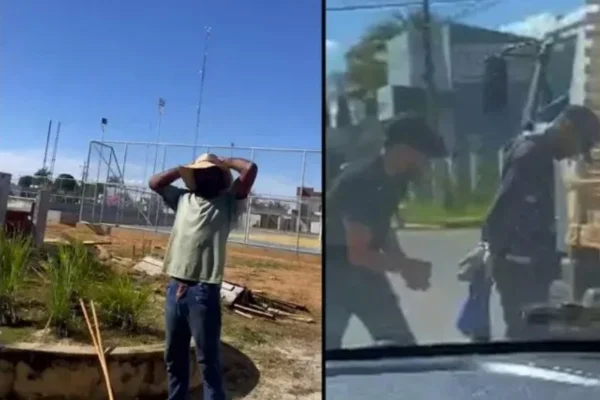Prisão de duas pessoas na rua - Metrópoles