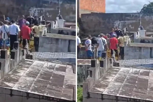 Imagem colorida, Família precisou abrir cova para enterrar bebê; coveiro estava bebâdo - Metrópoles