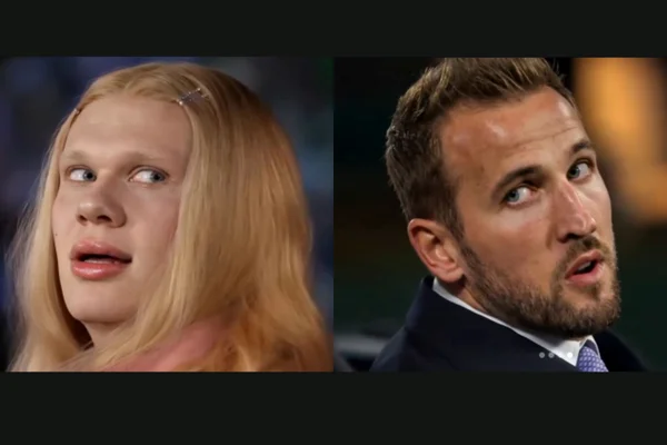 Harry Kane substitui Vini Jr. em meme de As Branquelas com Haaland