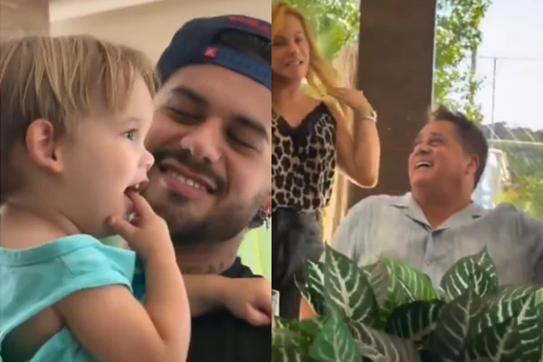 Leonardo é detonado após vídeo com caçula de Zé Felipe: “Nojento”