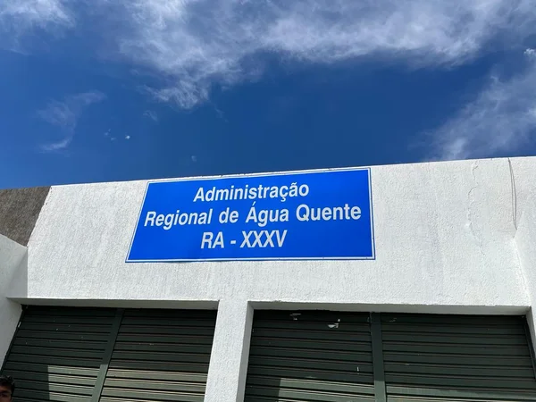 Imagem colorida de evento do GDF de implementação de nova RA