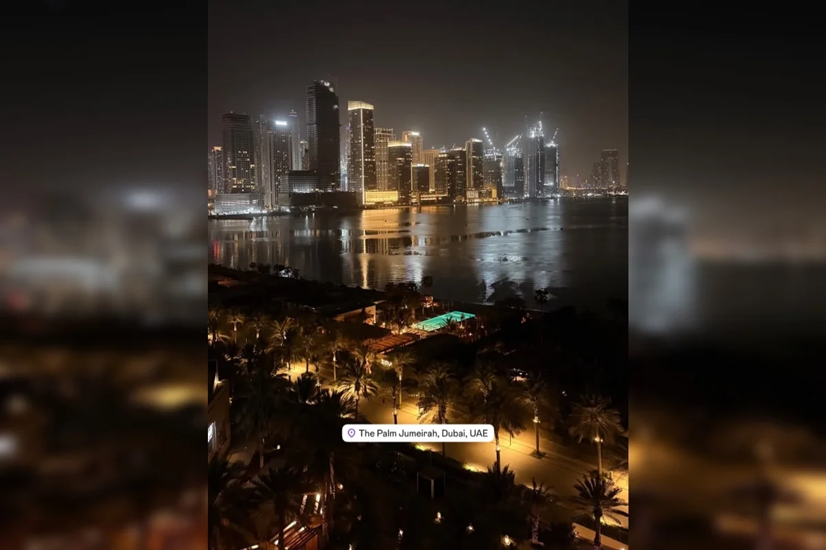 O empresário postou fotos em viagem a Dubai O empresário postou fotos em viagem a Dubai