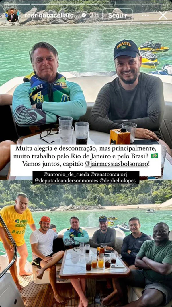 Presidente de partido da base de Lula encontra Bolsonaro e posta foto - destaque galeria Presidente de partido da base de Lula encontra Bolsonaro e posta foto - destaque galeria
