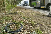Imagem mostra fio enrolado