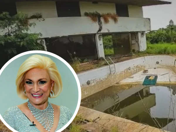 O triste estado da mansão de R$ 8 milhões onde Hebe Camargo morou