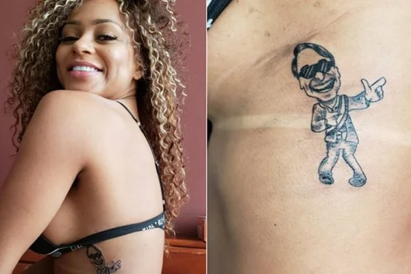 Proibida de desfilar por ter tatuagem de Bolsonaro, modelo desabafa