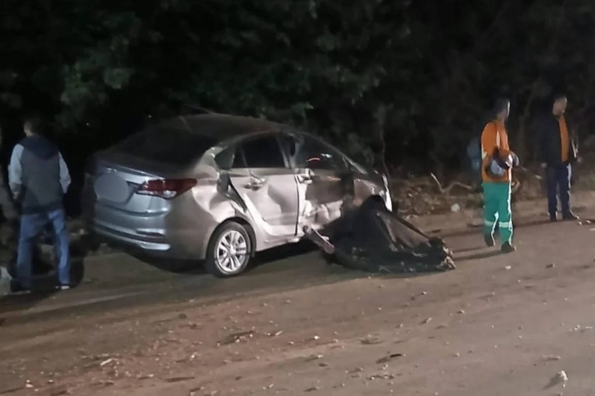 A mulher foi atropelada por um motorista embriagado enquanto realizava a poda de grama no canteiro central do Parque Santa Rita, em Goi&acirc;nia