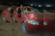 Homem morre após capotar carro