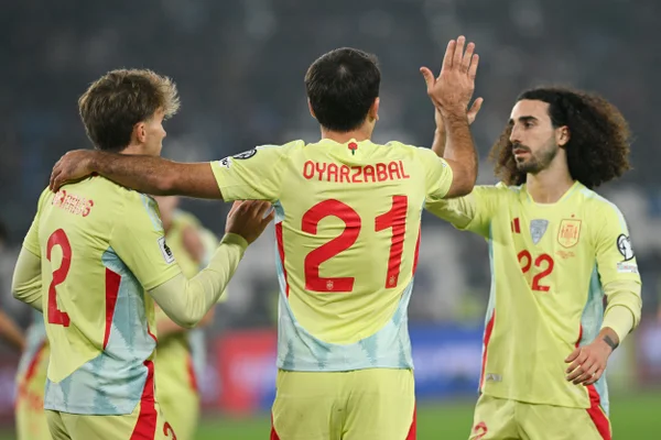 A Espanha goleou a Goergia por 4 x 0 fora de casa pelas Eliminatórias da Copa do Mundo