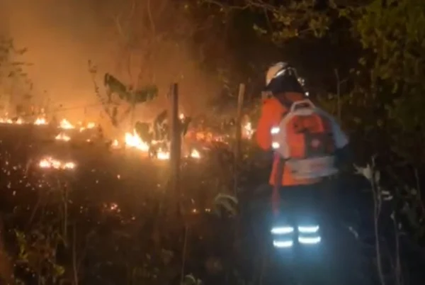Incêndio na Chapada