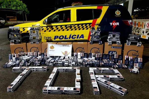 Homem é preso com 6,7 mil maços de cigarros contrabandeados no DF