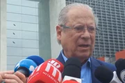 Ex-ministro José Dirceu (PT) fala com a imprensa no velório de Paulo Frateschi Ex-ministro José Dirceu (PT) fala com a imprensa no velório de Paulo Frateschi