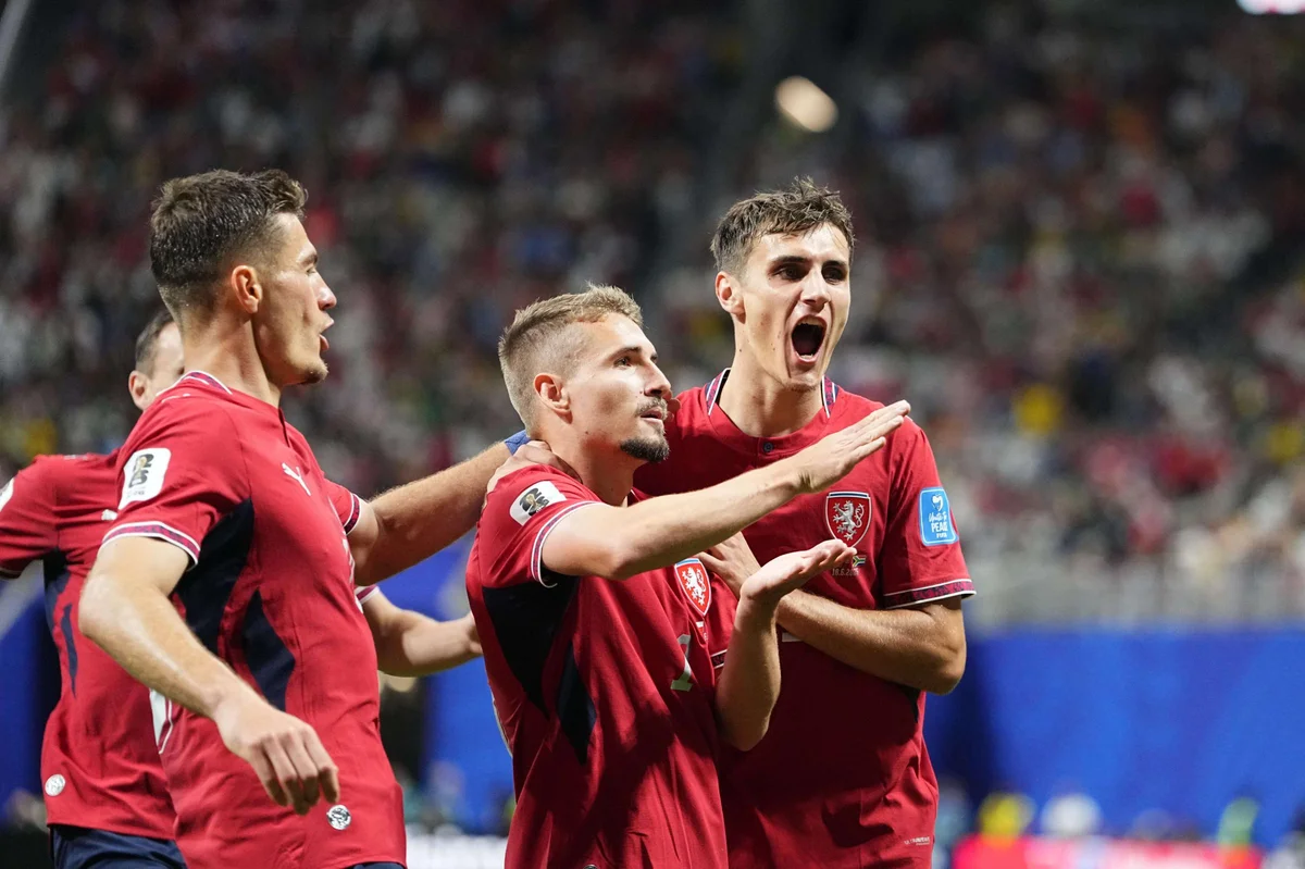 Michal Sadilek (Czechia) scores and celebrates his teams first goal during Group A FIFA World Cup 2026, Chezia and South Africa , Atlanta Stadium, Atlanta, United States on June 18 2026. (Photo by Ulrik Pedersen/NurPhoto via Getty Images) Michal Sadilek (Czechia) scores and celebrates his teams first goal during Group A FIFA World Cup 2026, Chezia and South Africa , Atlanta Stadium, Atlanta, United States on June 18 2026. (Photo by Ulrik Pedersen/NurPhoto via Getty Images)