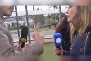 Repórteres discutem durante pauta no interior