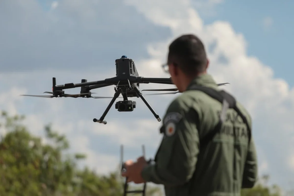Drones que serão usados pela PM para flagrar crimes eleitorais são testados - imagem 11 Drones que serão usados pela PM para flagrar crimes eleitorais são testados - imagem 11