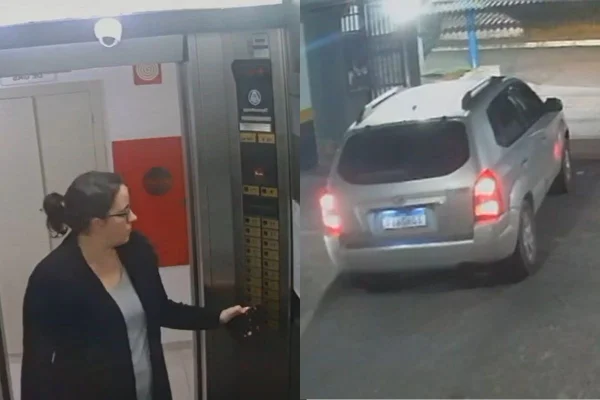 Imagem colorida de professora encontrada morta saindo de casa