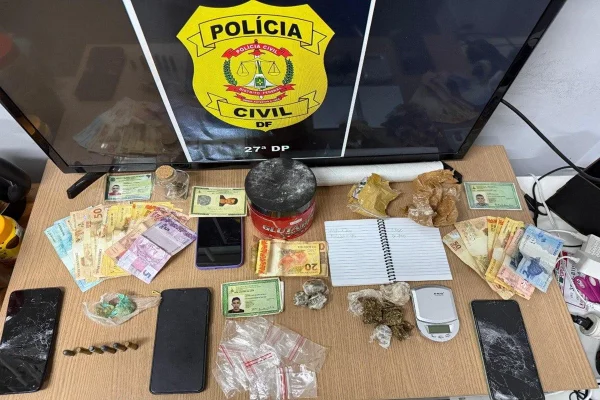 PCDF prende cinco suspeitos de tráfico de drogas em região do DF