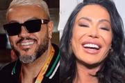 Belo e Gracyanne Barbosa se reencontraram no aniversário de Leo Dias 